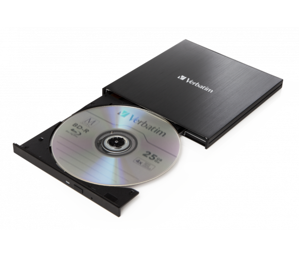 Verbatim External Slimline BLU-RAY X4 USB-C 3.1 - 631464 - zdjęcie 4
